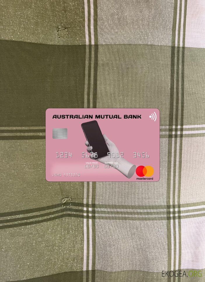 Australie Australian Mutual Bank mastercard photolook recto